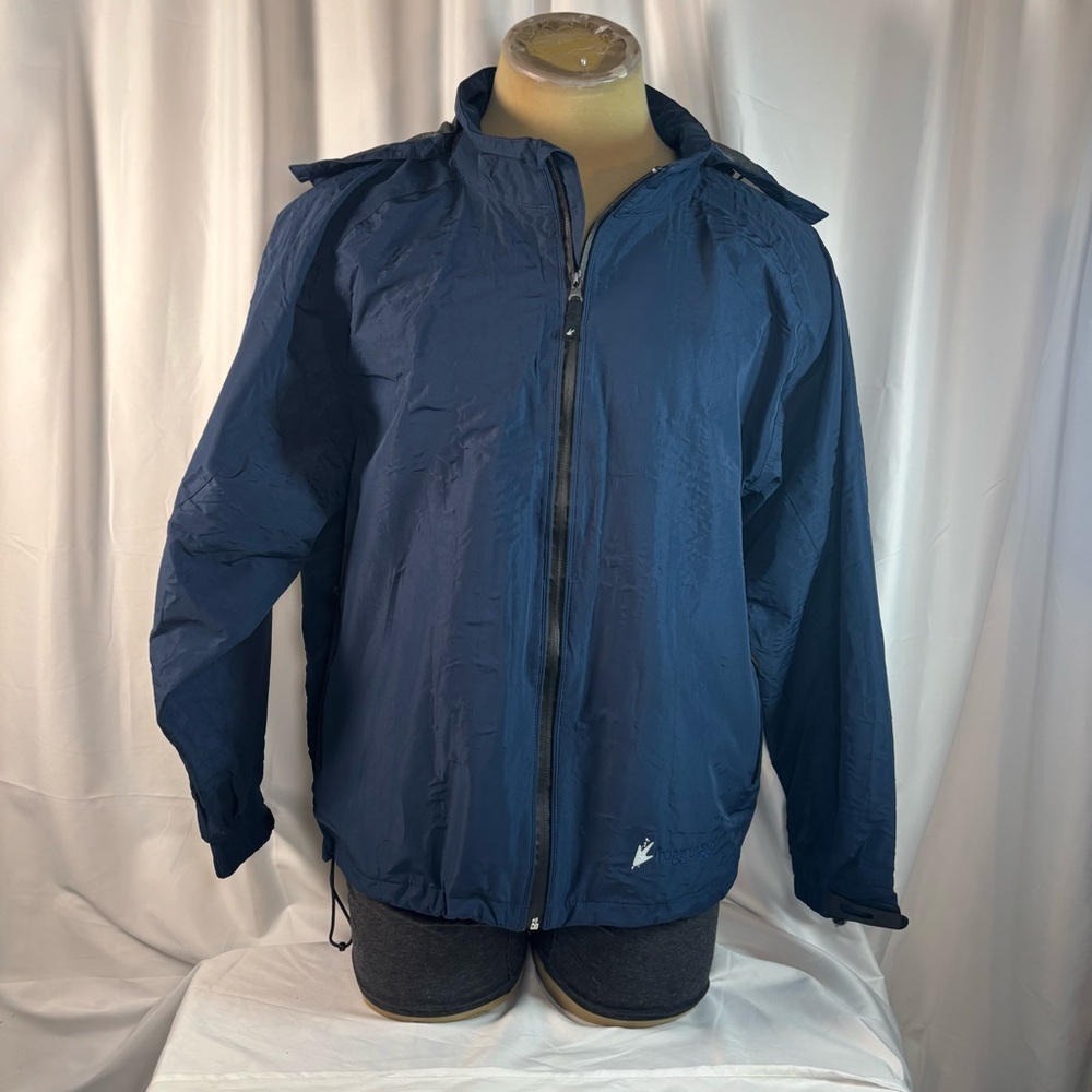 Frogg Toggs Toadz Navy Blue Waterproof Rain Jacket Men’s XL